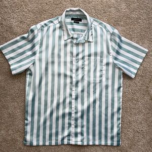 Urban Outfitters satin short sleeve button down